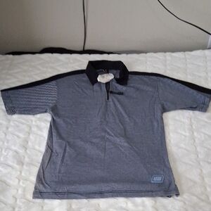 Levi's Boy''s Short Sleeve Polo Shirt - Gray/Black